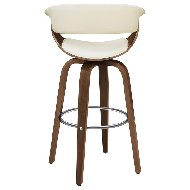 Swivel Bar Stool Elegant Design With Upholstery