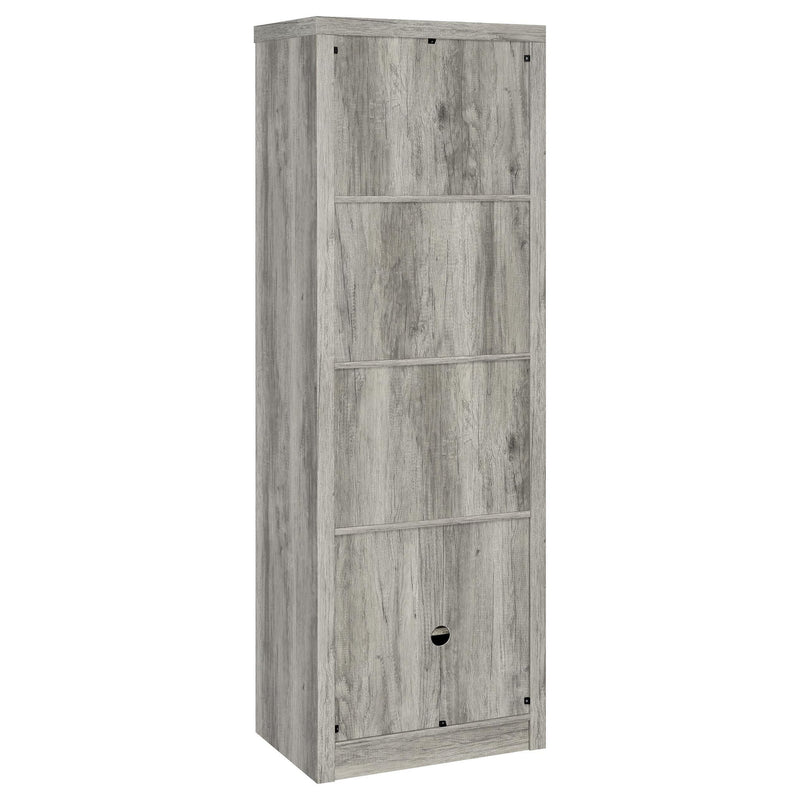 Burke 3-piece 59-inch TV Entertainment Center Grey Driftwood