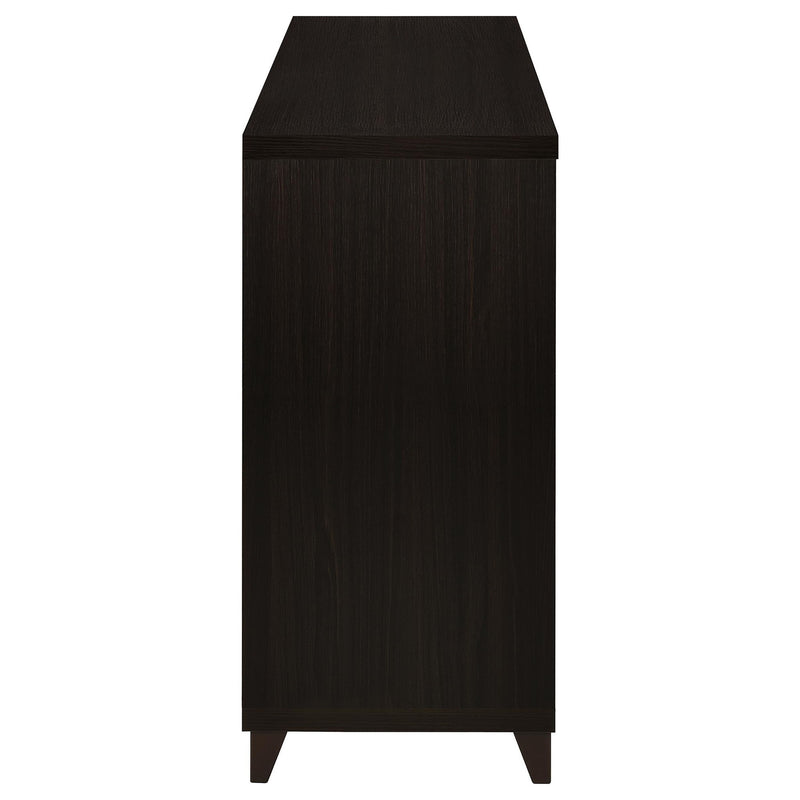 Lewes 2-door Engineered Wood 60-inch TV Stand Cappuccino