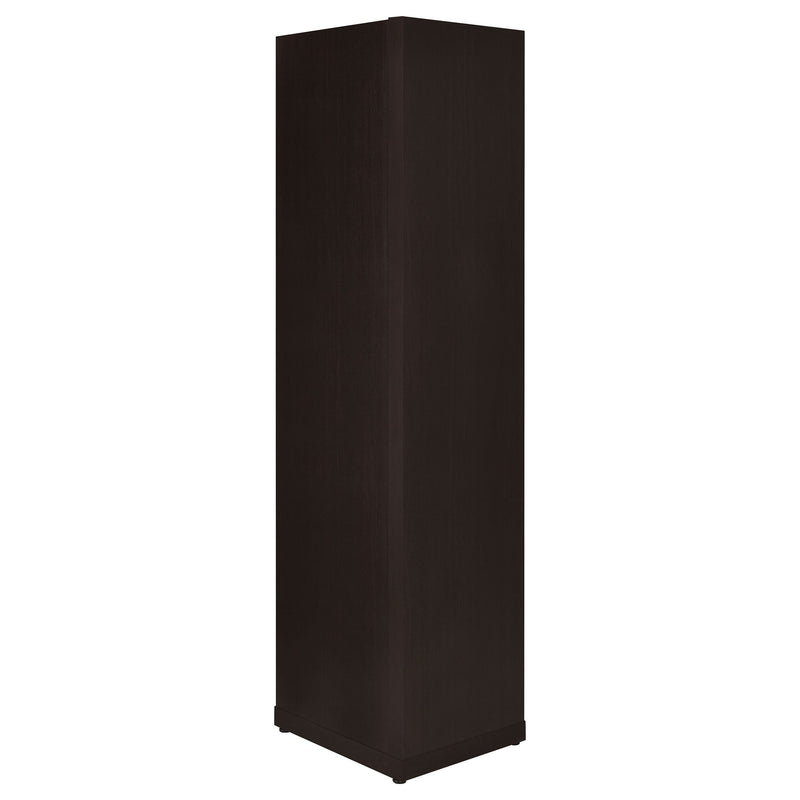6 Tier Corner Bookcase - Cappuccino