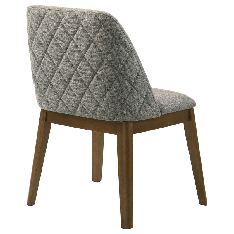 Hutchins - Dining Side Chair (Set of 2) - Gray / Brown