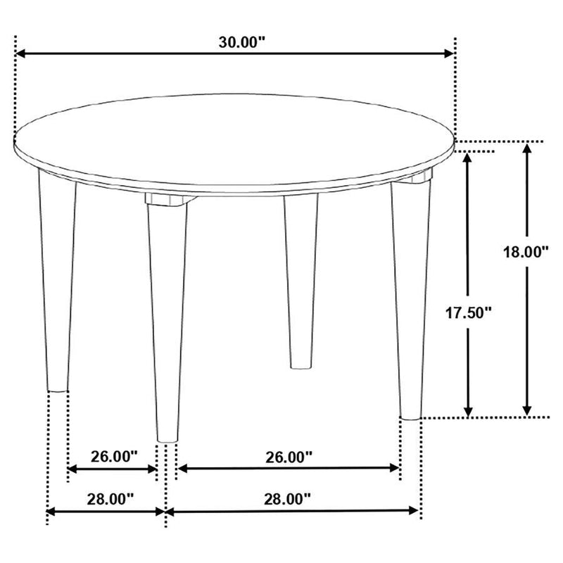 Aldis - Round Marble Top Table