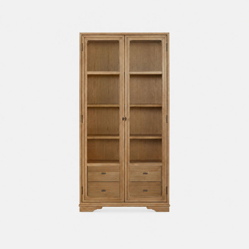 Tall Display Cabinet With Glass Doors