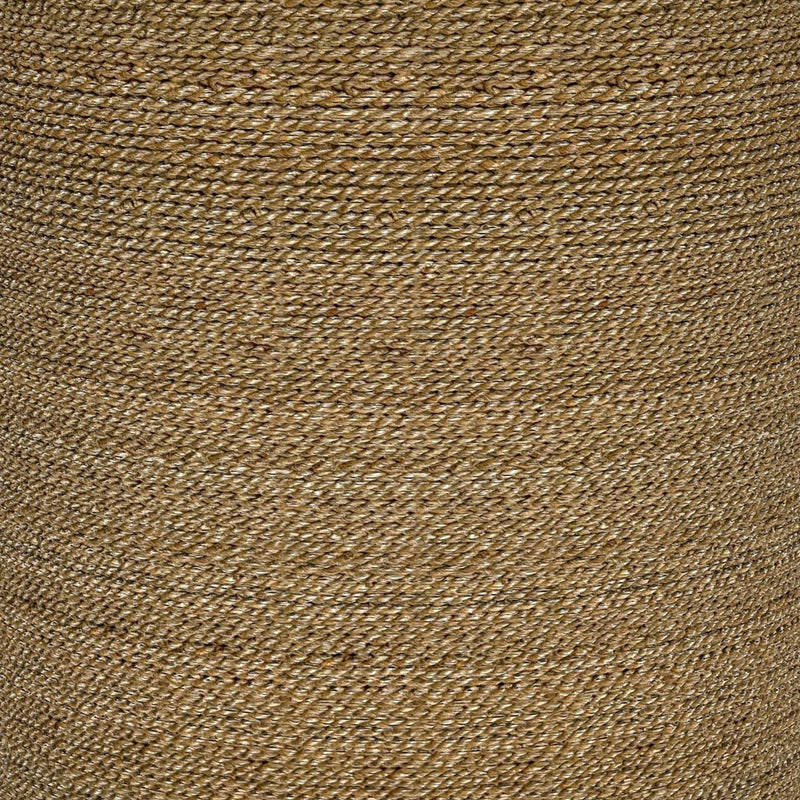Halden Round Woven Seagrass Accent Side Table Light Brown