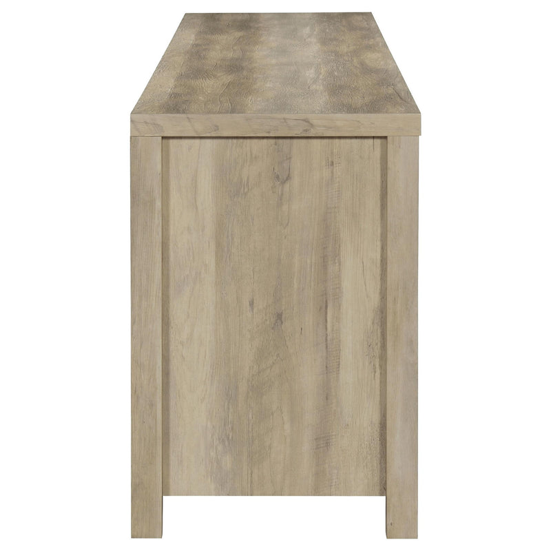 Madra 2-door Engineered Wood 79-inch TV Stand Distressed Pine