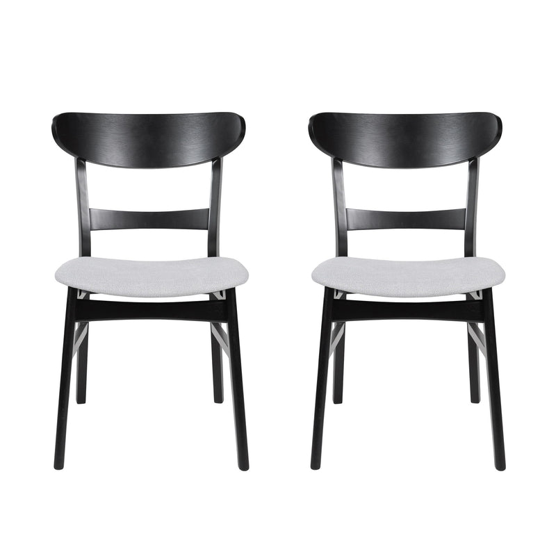 5 Piece Dining Set With Table And 4 Upholstered Chairs