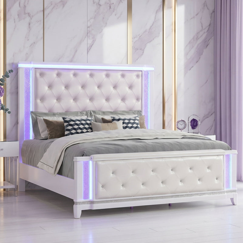 Opium - Bed With LED Lit Headboard