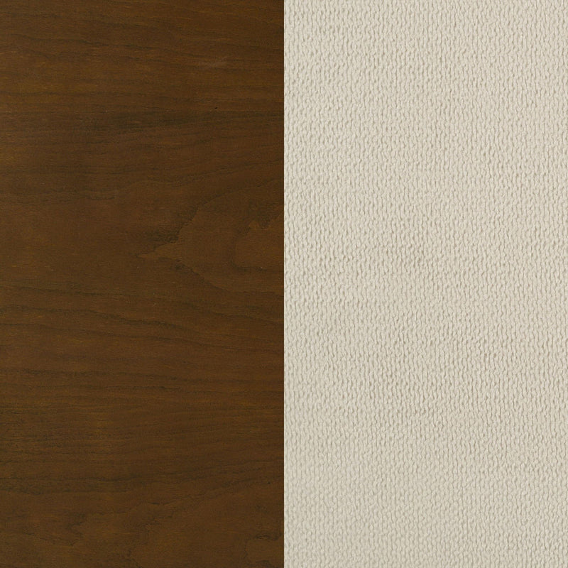 Garland 58-inch Queen Panel Bed Cream and Brown Cherry