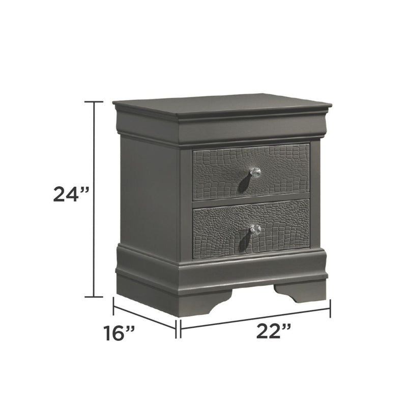 Blaze - Modern Bedroom Set With LED Headboard