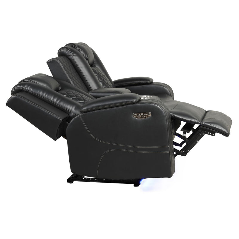 Benz - Power Recliner Set With LED Lighting And USB Charging