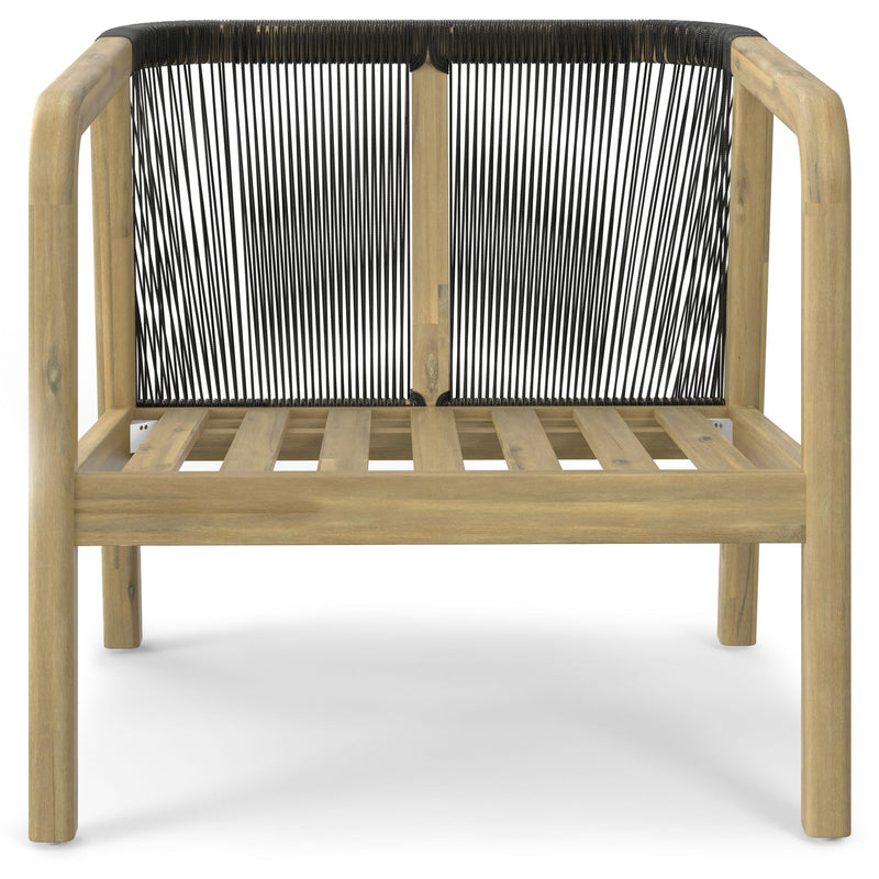 Palmetto - Outdoor Conversation Chair (Set of 2) - Stone Gray