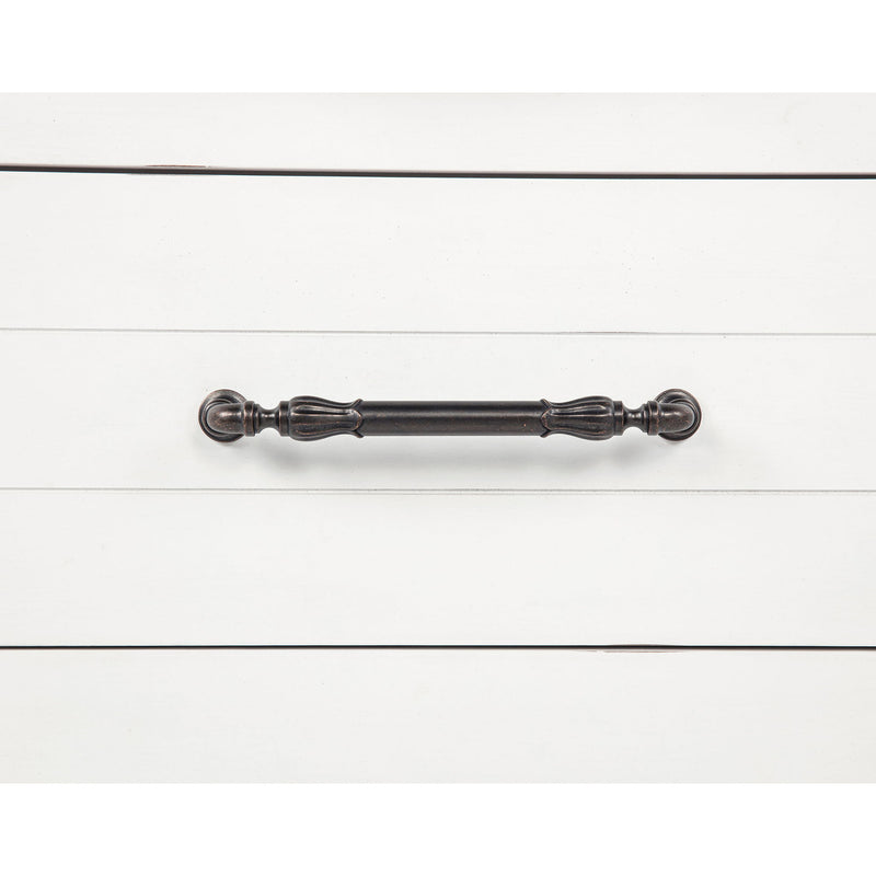 2 Drawer Nightstand With Dual USB Charging Ports - Vintage
