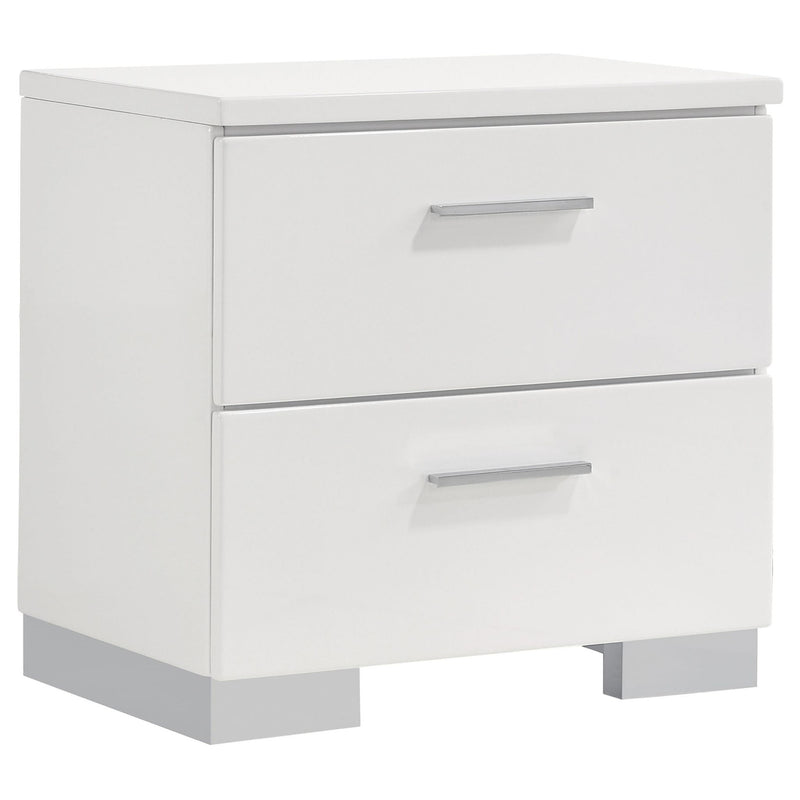 Felicity 5-piece Eastern King Platform Bedroom Set White