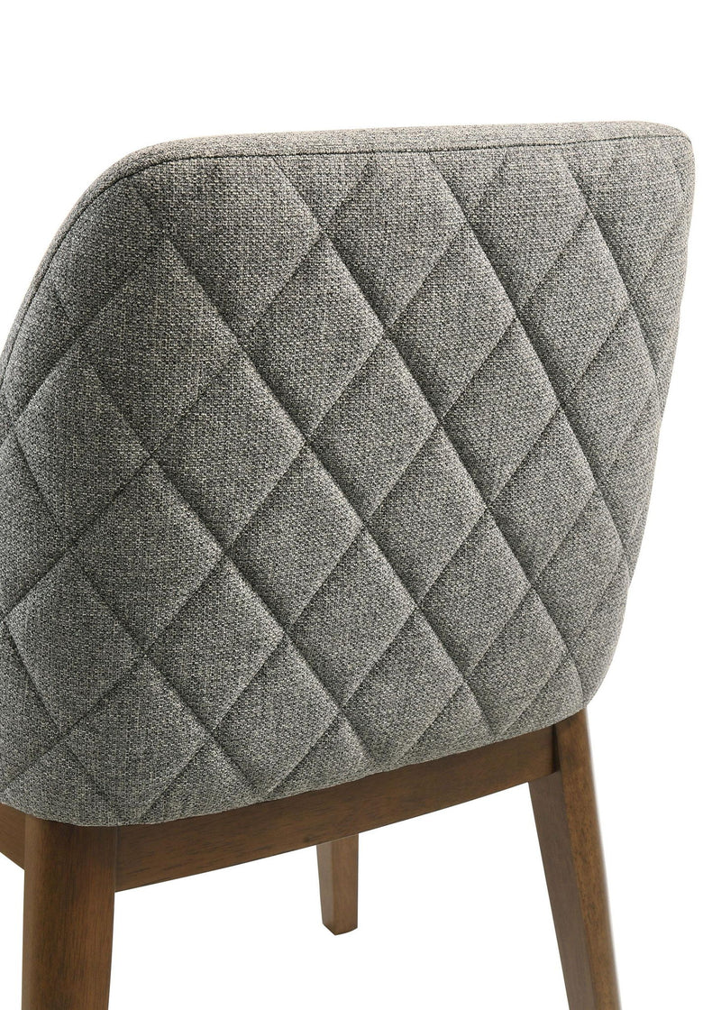 Franklin Upholstered Dining Side Chair Grey (Set of 2)