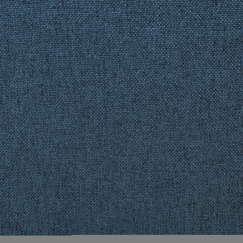 Elegant Fabric Club Chair With Nailhead Trim And Birch Wood Legs - Navy Blue