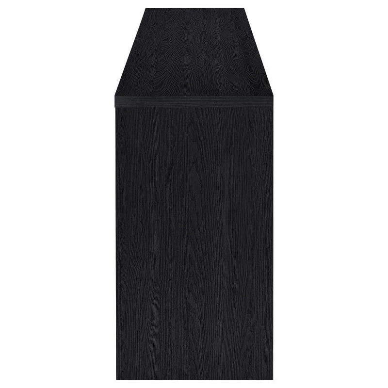 Denison - 79" 4-Door TV Stand Media Console - Black