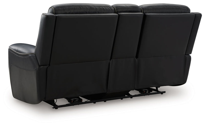 5Z-Comfort - Relaxation - Power Reclining Loveseat with Console / Adj Headrest