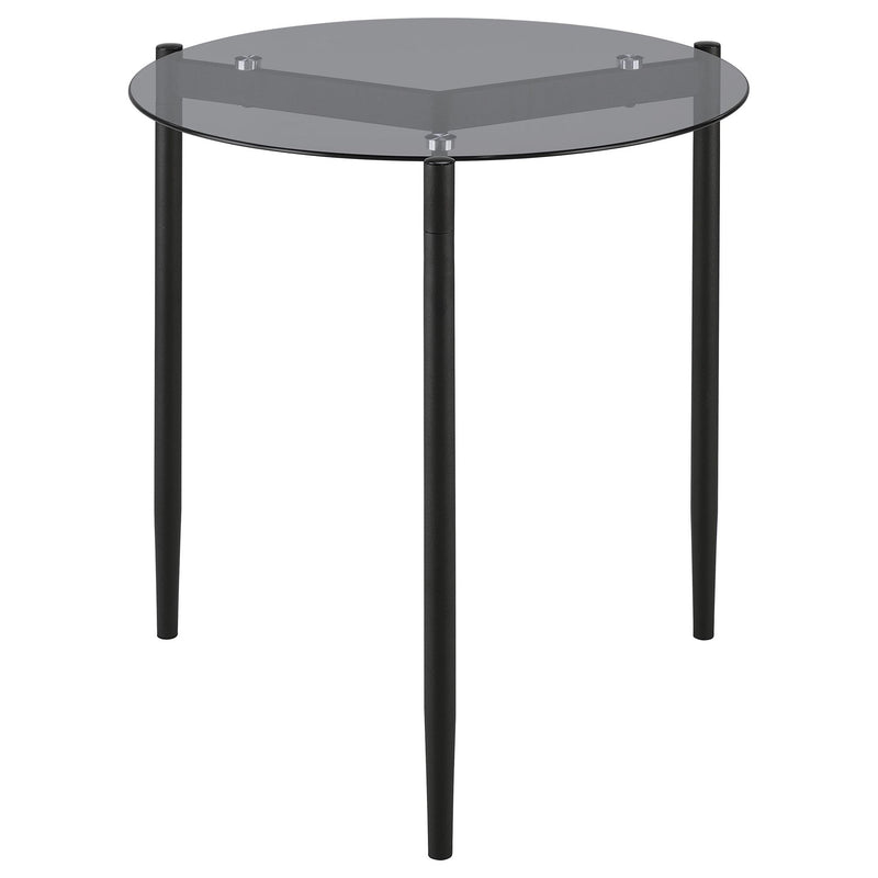 Rosalie 3-piece Round Coffee and End Table Set Grey
