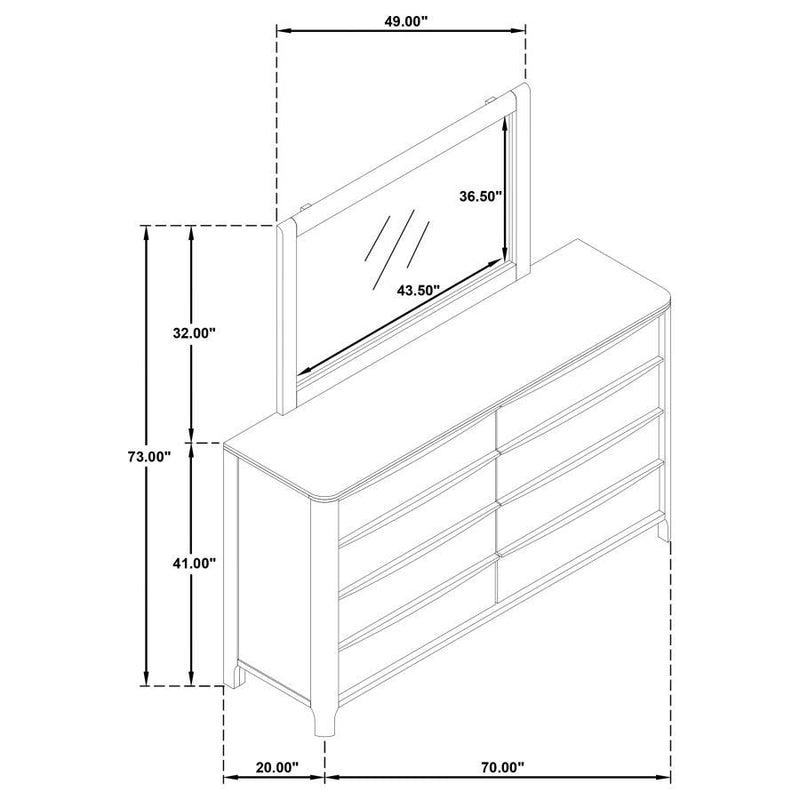 Maderia - 8-Drawer Dresser