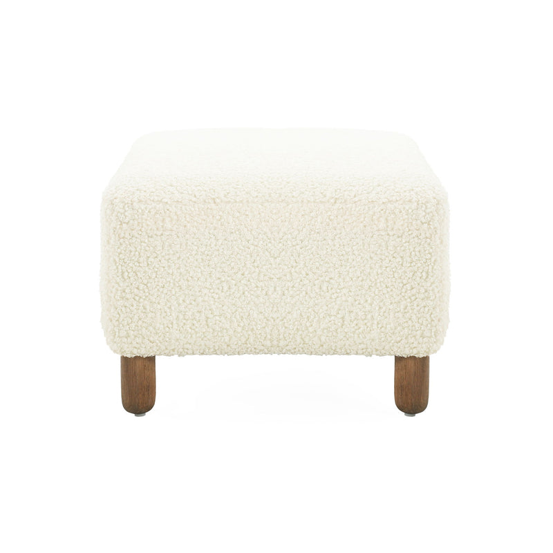 Comfortable Ottoman - White