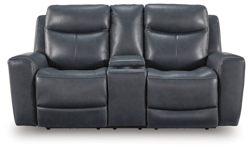 Next Move - Power Reclining Loveseat With Console / Adjustable Headrest