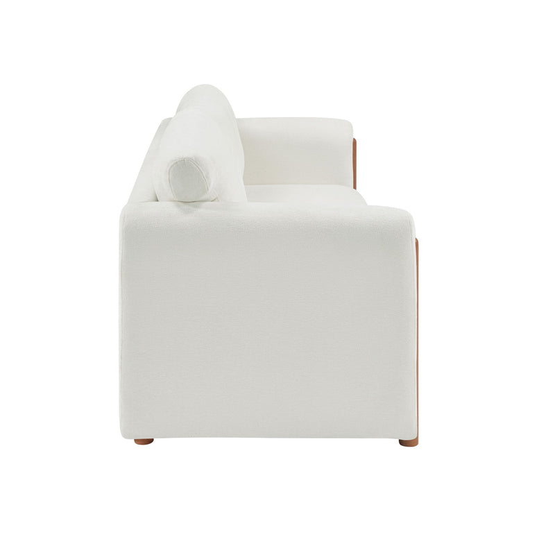 Modern 3 Seater Upholstered Couch Sofa For Living Room