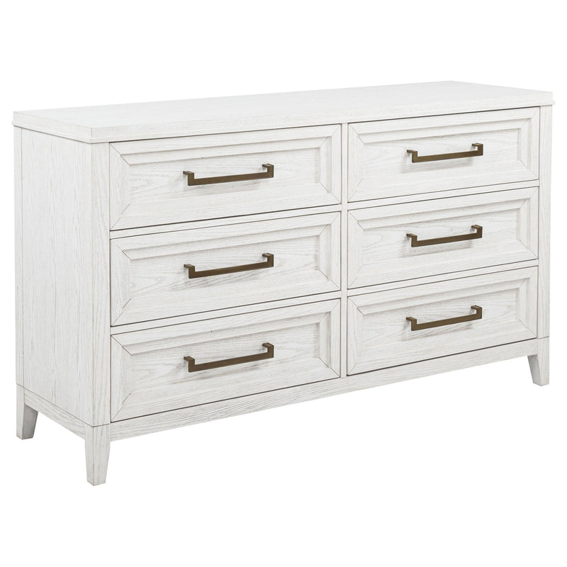 Marielle 4-piece Cal King Bedroom Set Distressed White