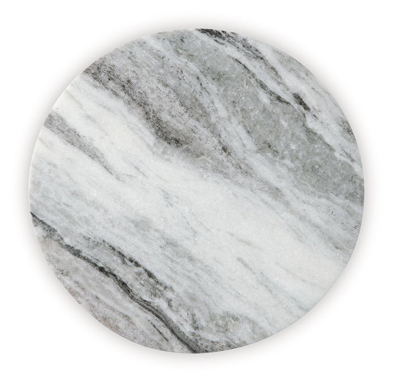 Keithwell - Round Accent Table - Gray