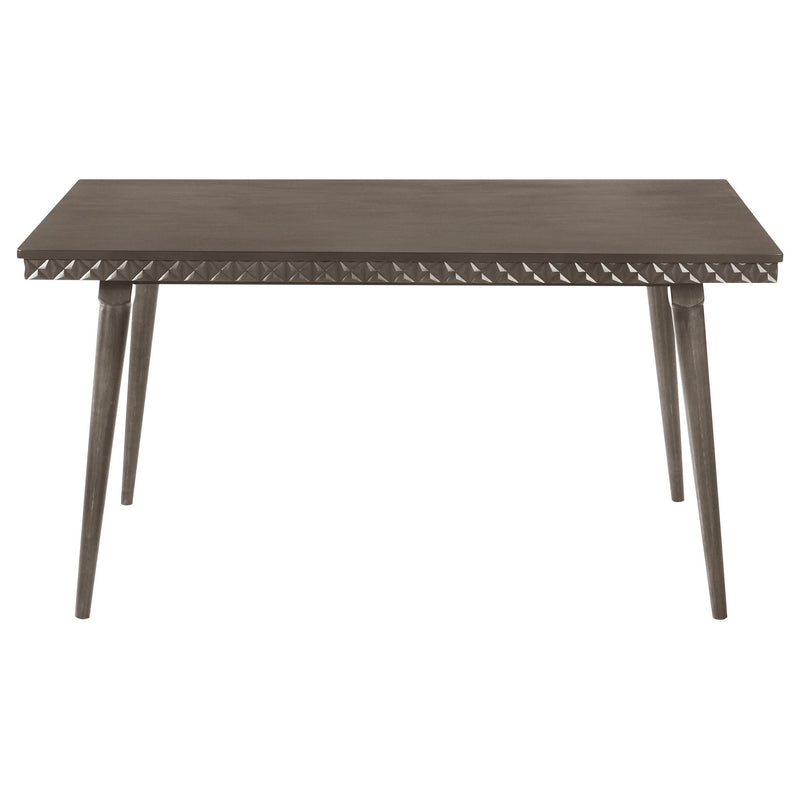 Perkins - 5 Piece Rectangular Dining Set With Chairs - Dark Brown