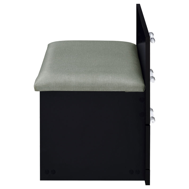 Ayuba - 3 Drawer Makeup Vanity Table With Mirror And Stool