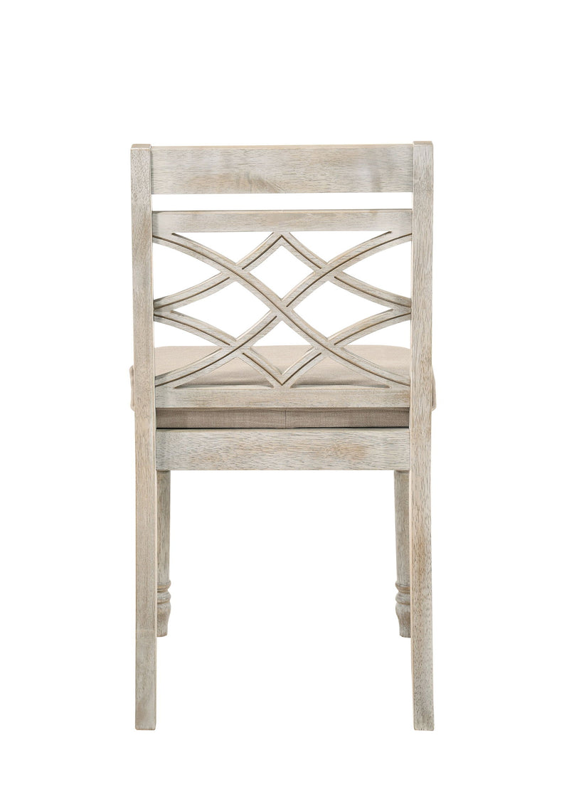 Havanna - Wide Chair With Cushion (Set of 2) - Off White