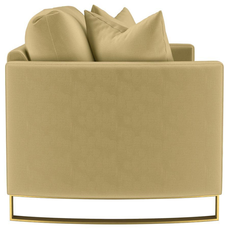 Corliss - Upholstered Arched Arm Loveseat