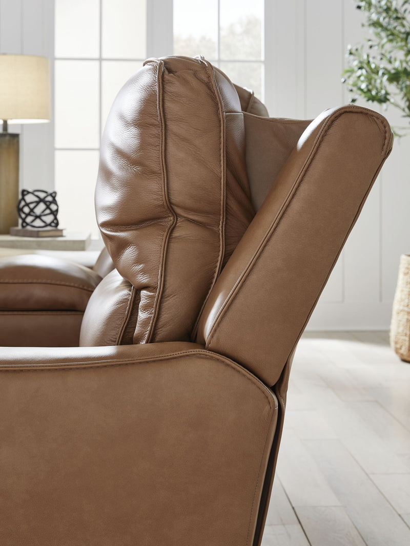 DeepWakes - Power Recliner / Adjustable Headrest - Caramel