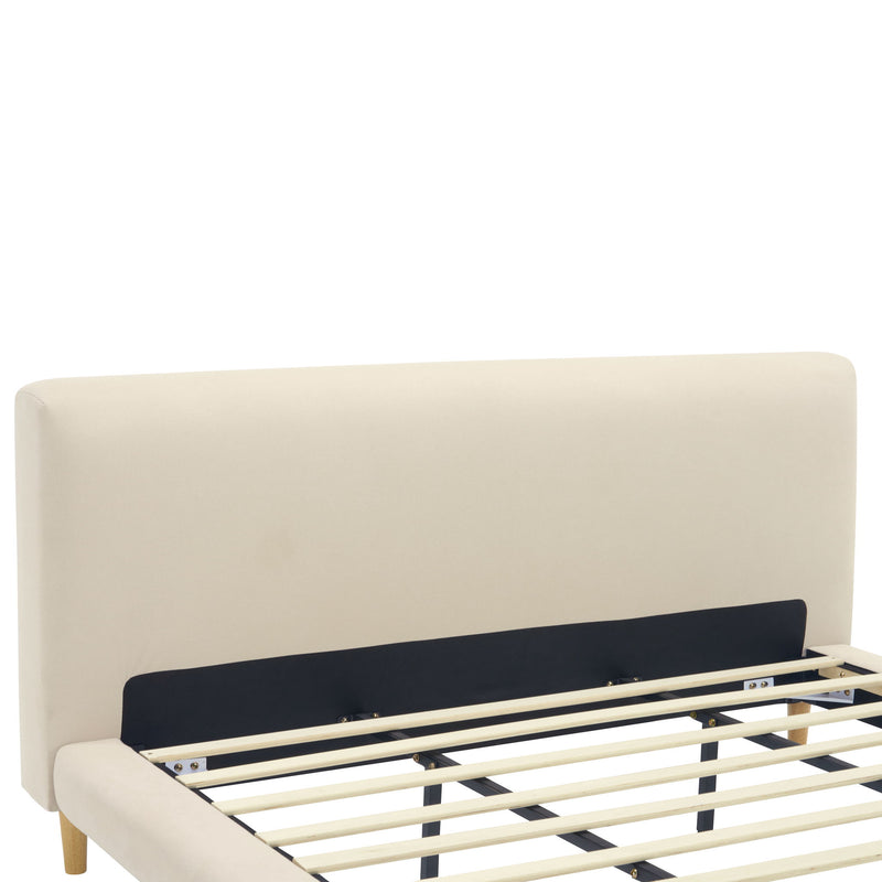 Chunky - California King Bed Frame - Beige