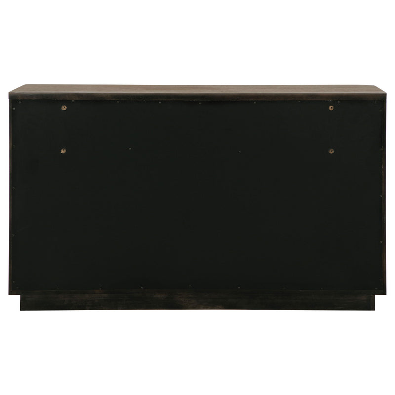Moraga - 6 Drawer Dresser Cabinet - Ash Brown