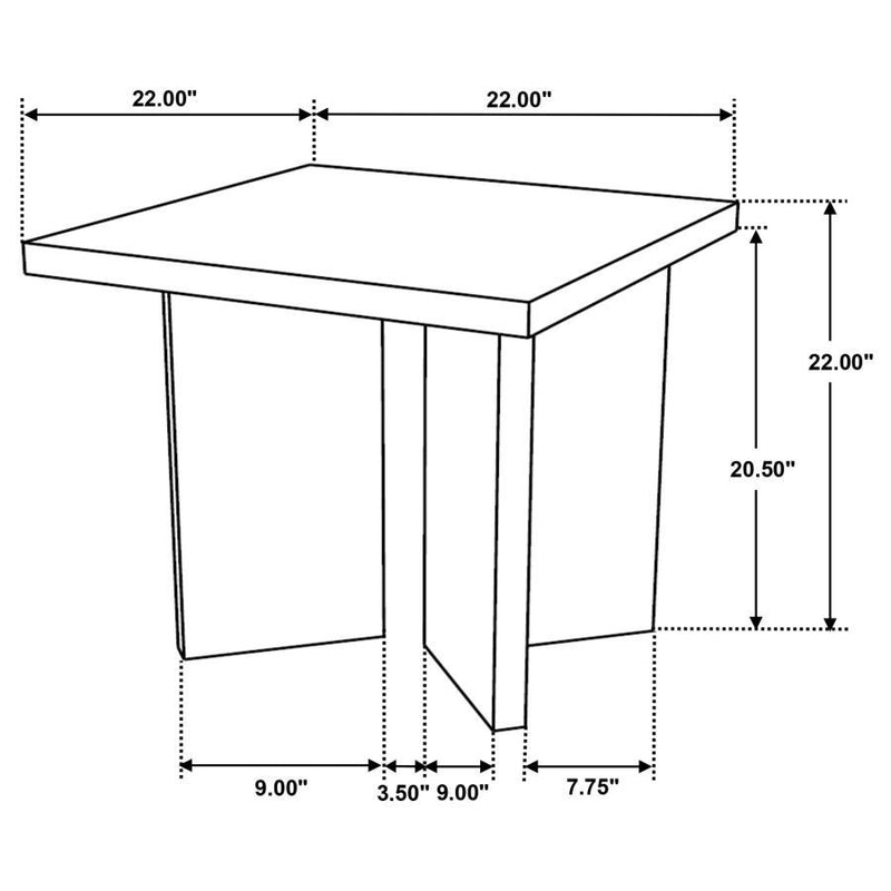 Andando - Rectangular Solid Wood Table