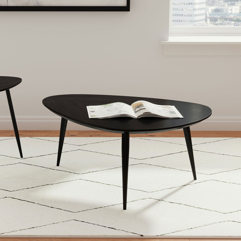 Xander - Triangular Table With Rounded Edges