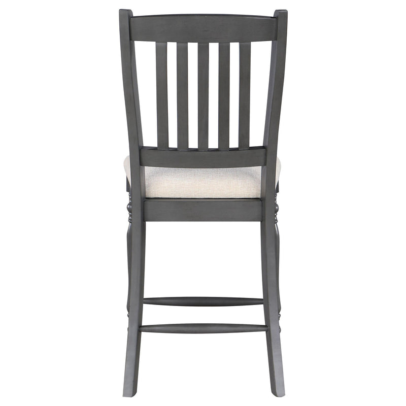 Wiley 5-piece Square Counter Height Dining Set Grey