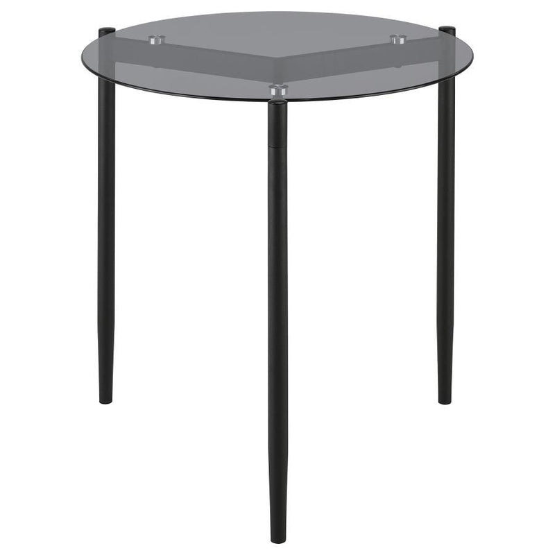 Rosalie - Round Smoked Glass Top Table