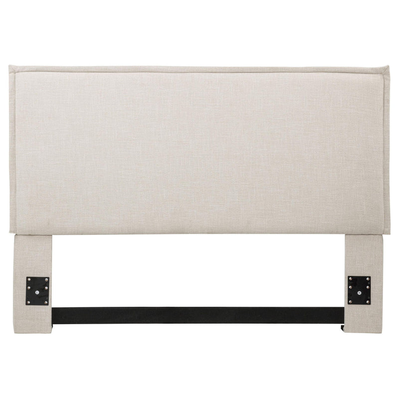 Izzy Upholstered Queen or Full Panel Headboard Sand