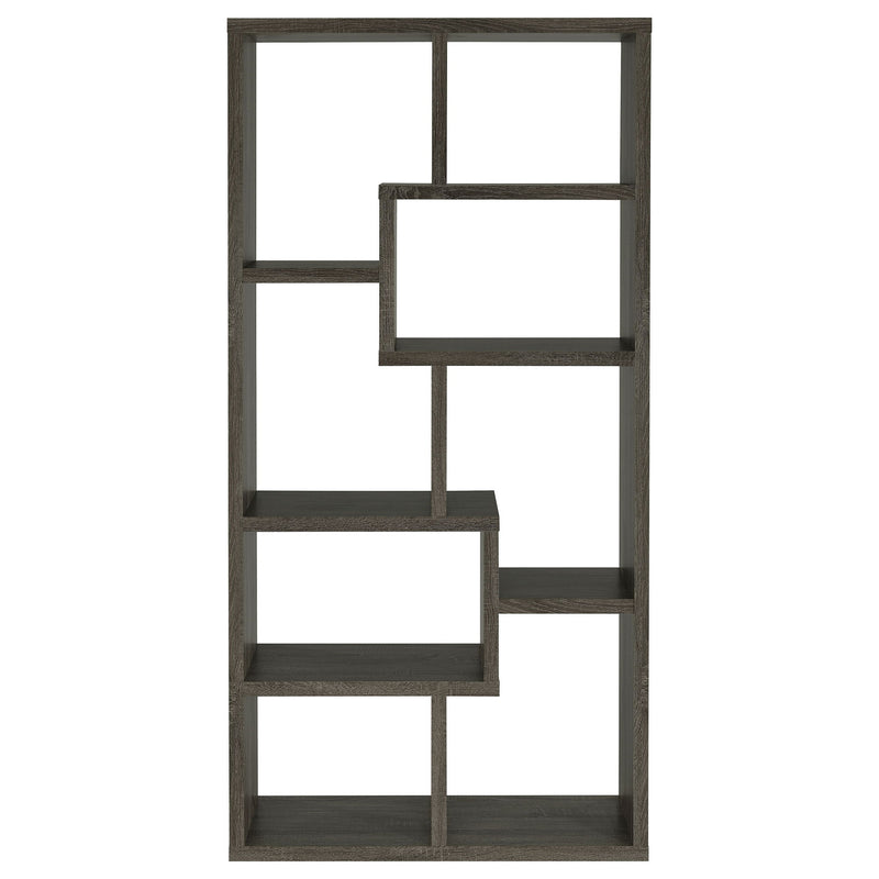 8 Shelf Geometric Bookcase