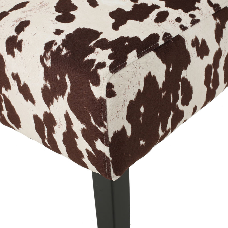 Contemporary Dining Chair With Rubberwood Legs (Set of 2)
