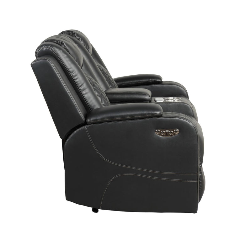 Benz - Power Recliner Set With LED Lighting And USB Charging