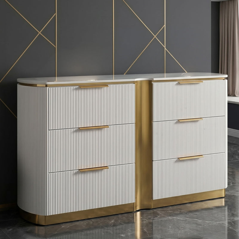 Giovanni - 6 Drawer Dresser (Only Dresser Included, Mirror Not Included) - White