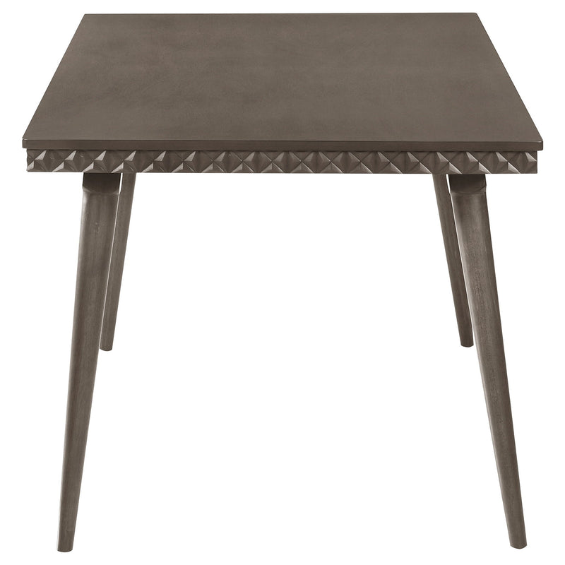 Perkins - 5 Piece Rectangular Dining Set With Chairs - Dark Brown