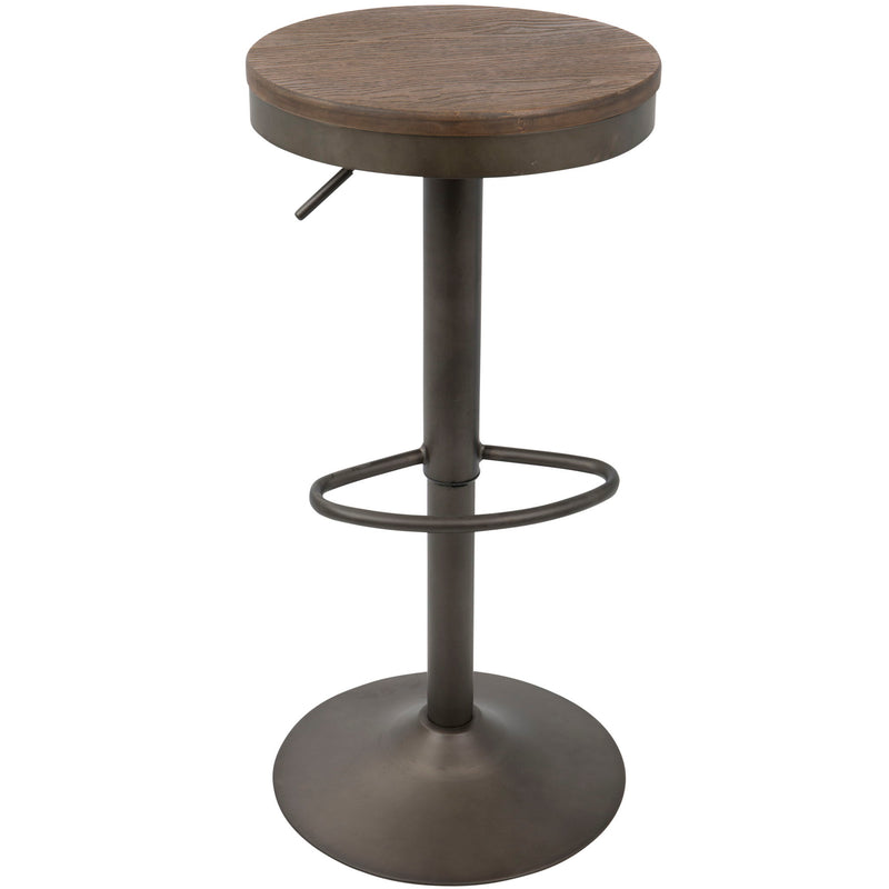 Dakota - Industrial Design Adjustable Barstool (Set of 2)
