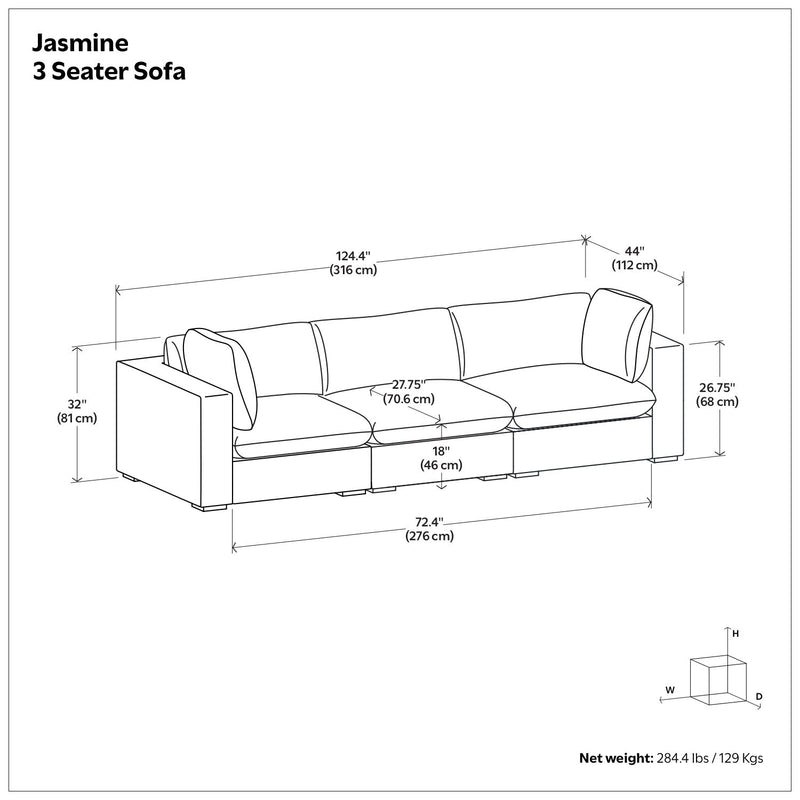Jasmine - Handcrafted Sofa