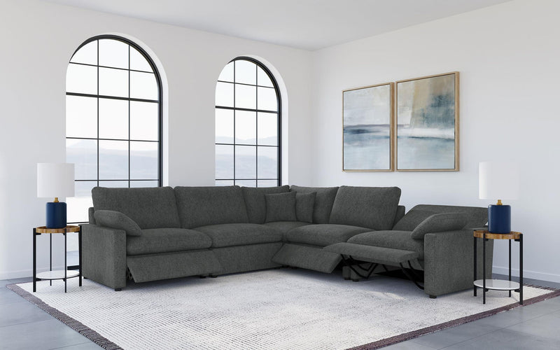Collins Modular LAF Power Recliner Dark Grey