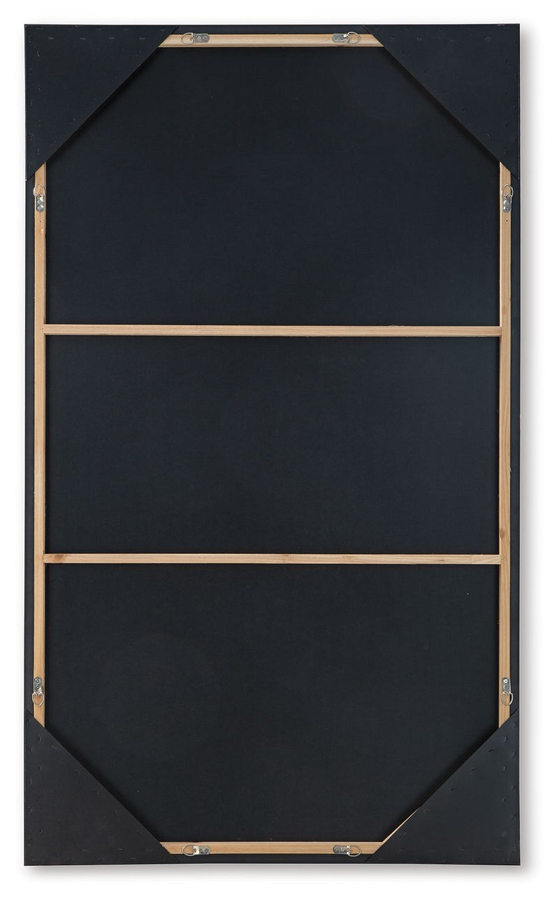 Foxenburg - Wall Art - Blue / Amber / White