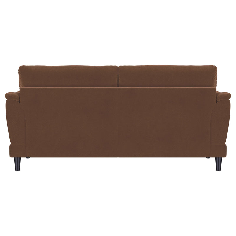 Dania - Sofa With Tufted Arms - Rust